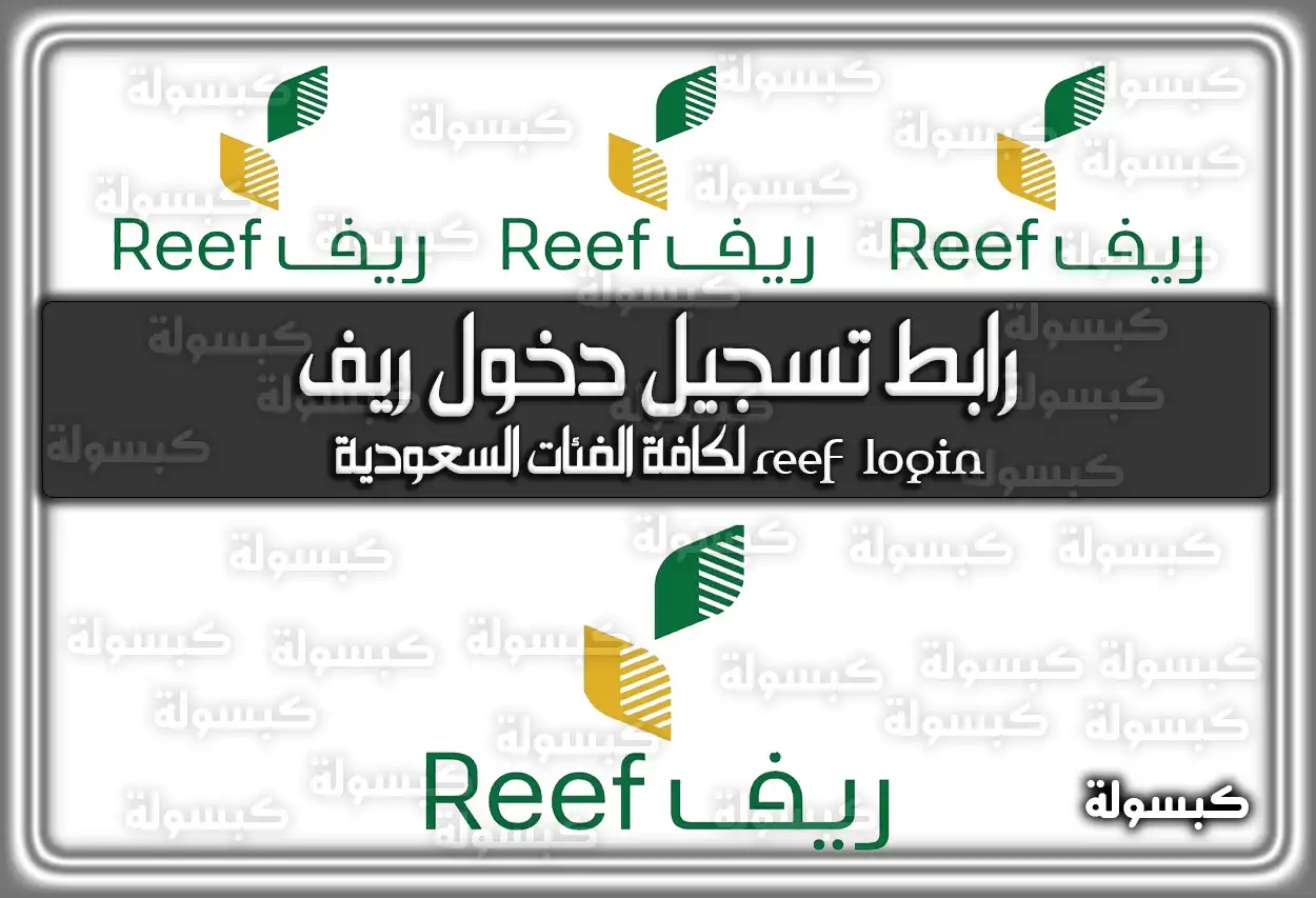 رابط تسجيل دخول ريف reef login لكافة الفئات السعودية